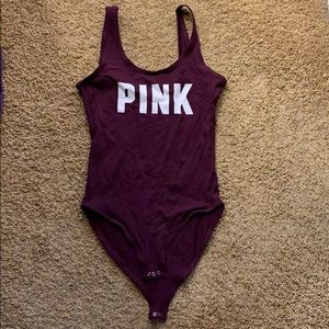 Burgundy bodysuit